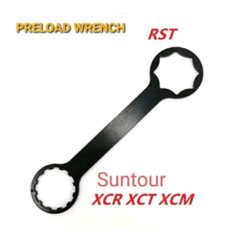 Kunci tool fork  RST sr suntour XCT XCM XCR model alloy metal alumunium tools buka pembuka fork