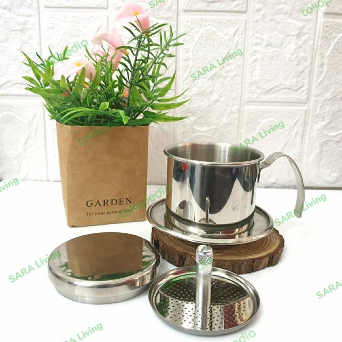 Vietnam Drip Sekrup Tipe Edelman Stainless Steel Tebal