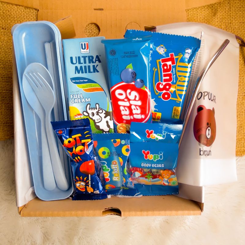 SNACK BOX MURAH / HAMPERS SNACK / HAMPERS SNACK COKLAT