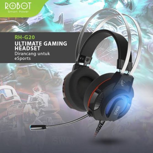 HEADSET HEADPHONE ROBOT RH-G20 GAMING