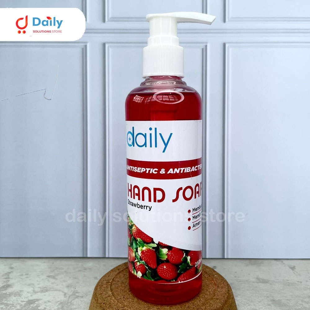 SABUN CUCI TANGAN HAND SOAP DAILY 250ML PUMP ANTIBACTERIAL