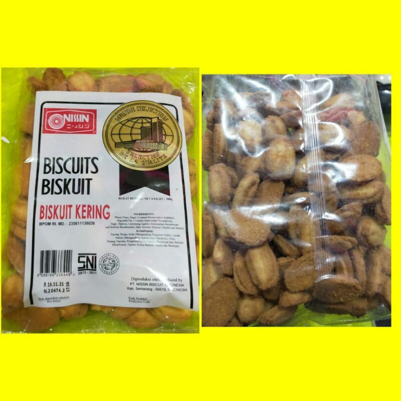 

nissin biskuit kering camilan roti jajanan kue enak sehat 300gr