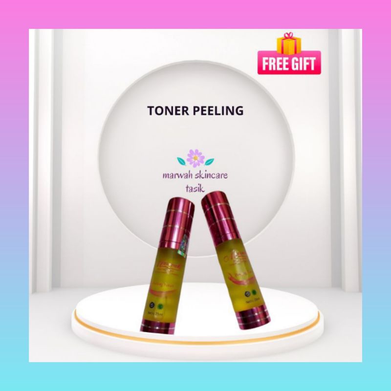TONER peeling(memutihkan lebih cepat&menghilangkan flek)/