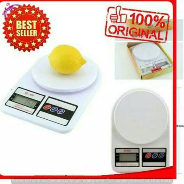 TIMBANGAN DAPUR DIGITAL - ELECTRONIC KITCHEN SCALE SF-400