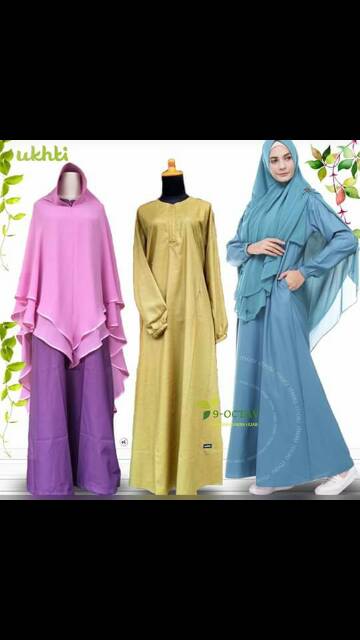 Gamis katun toyobo ukhti u31
