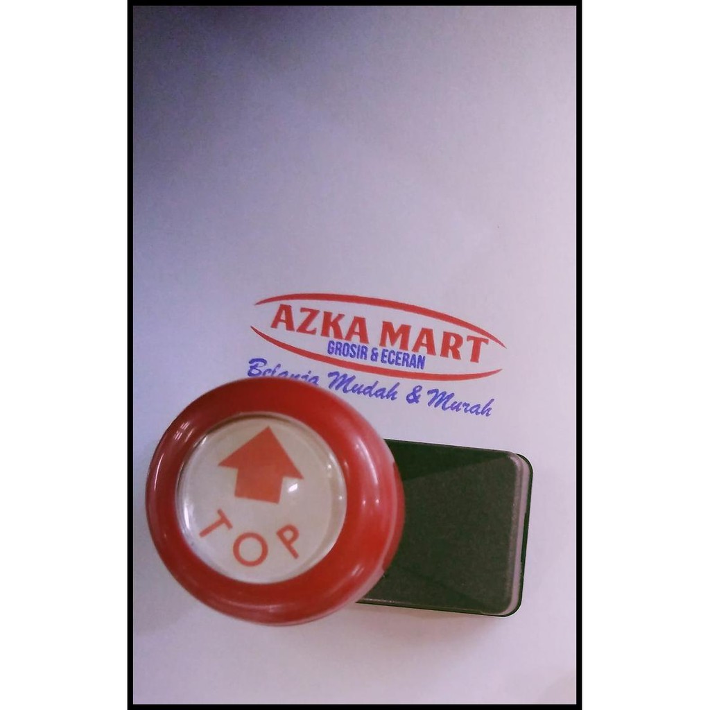 

(Produk Baru !!) Stempel Warna Persegi Panjang Ukuran 22 X 43 Mm ( Stempel Flash )