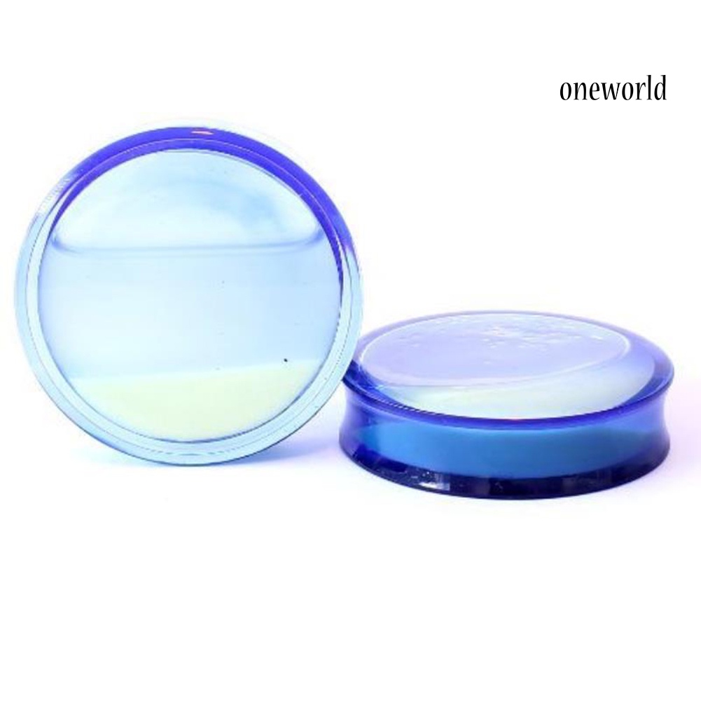 OW@ Luminous Ear Expander Tunnel Plug Stretcher Women Anti Allergy Acrylic Jewelry