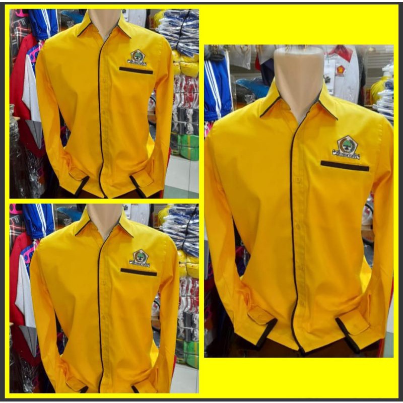 KEMEJA PARTAI GOLKAR LENGAN PANJANG KEMEJA GOLKAR LENGAN PANJANG