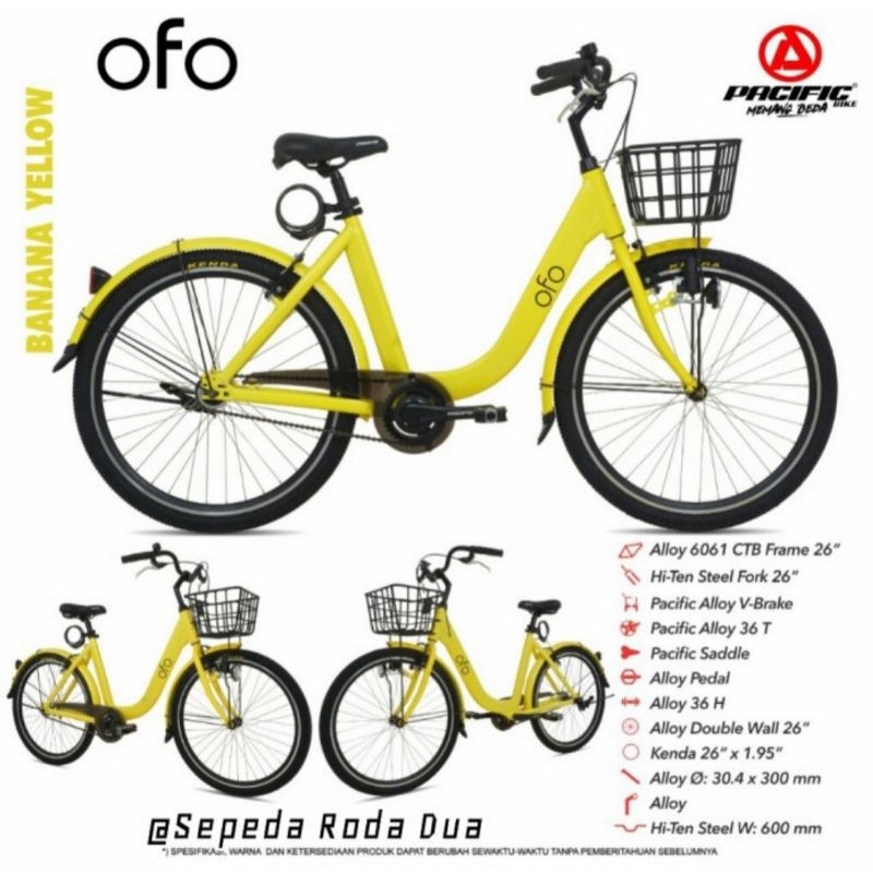 MINION OFO ALLOY by PACIFIC 7spd