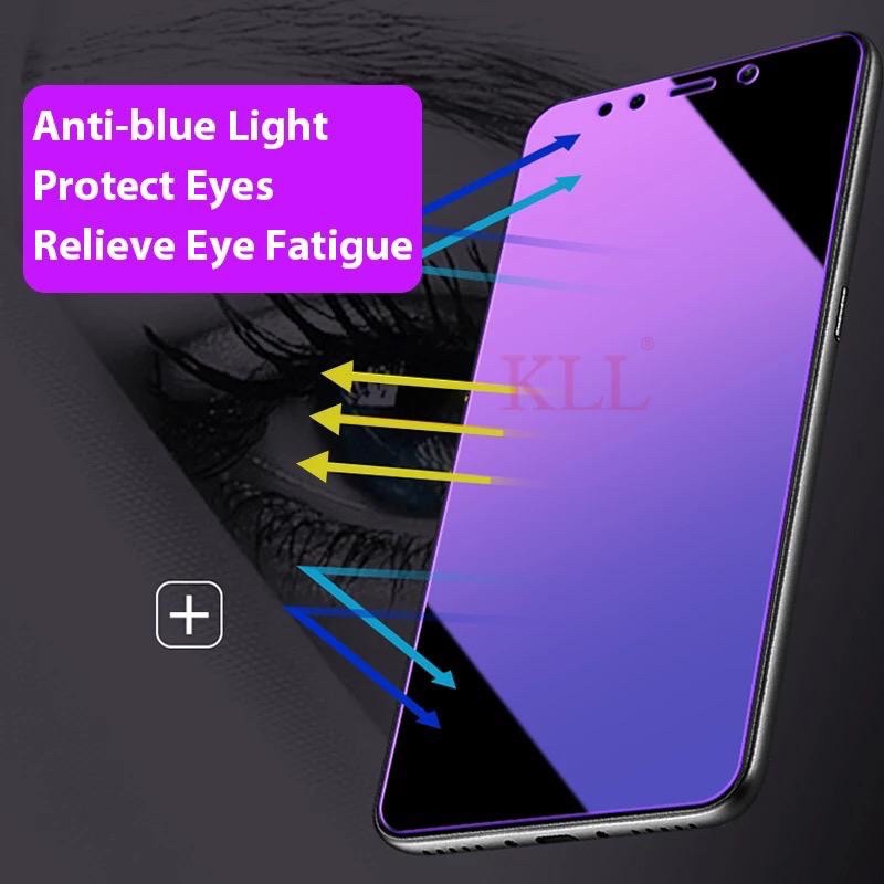 SAMSUNG A01 CORE A10S A20S A30S A50S M11 M21 M30S Tempered Glass Anti Blue Light Radiasi Full 10D 9D