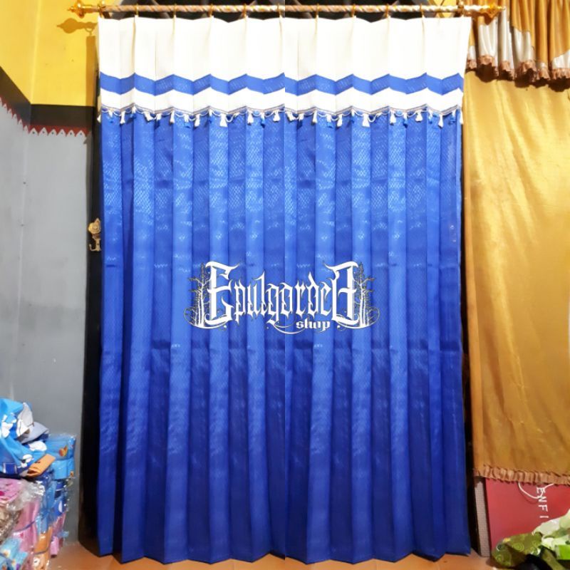 Gorden plisket polos / Gorden polos plisket / Gorden jendela / Gorden pintu / Gorden sido vanesa