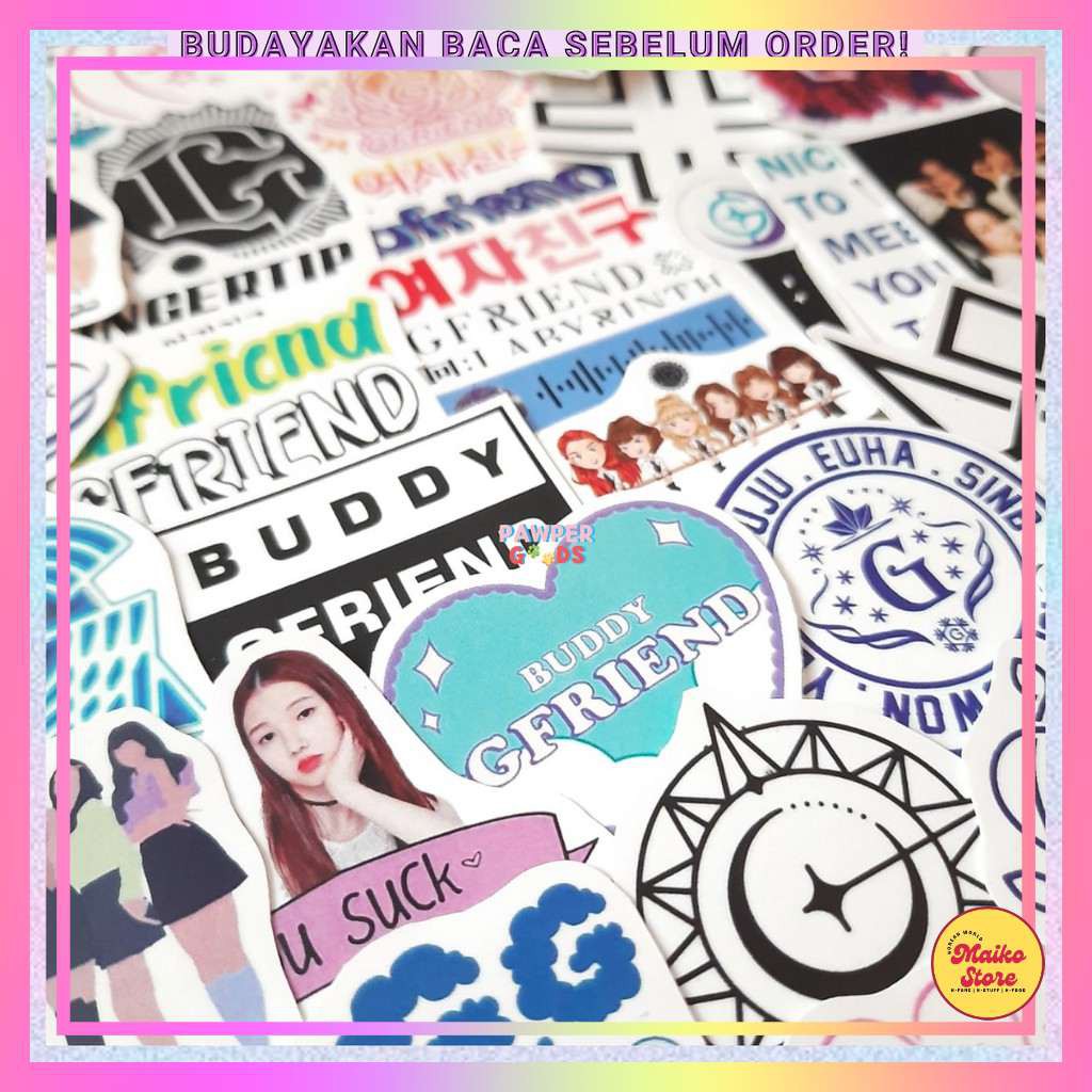 Sticker Gfriend 45pcs Waterproof
