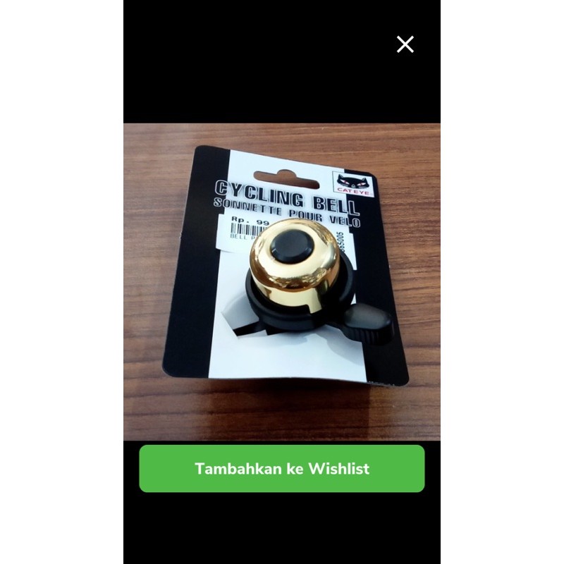 Bel sepeda Cateye Wind Bell Pb-1000