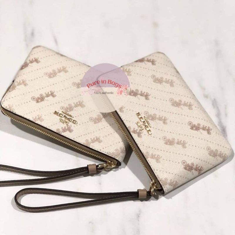 Pouch coach horse corner authenticb100% ori outlet