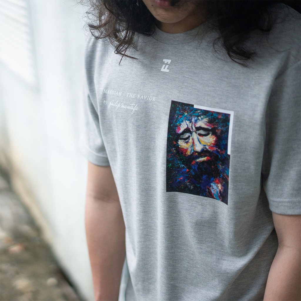 Tshirt Yezzo PMYZ 19S1 Messiah The Savior S/S Grey