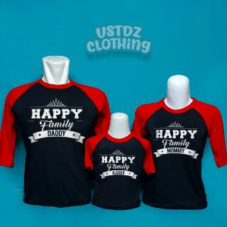 FREE sablon  dan Mix warna Baju  Kaos  CUSTOM keluarga Family 