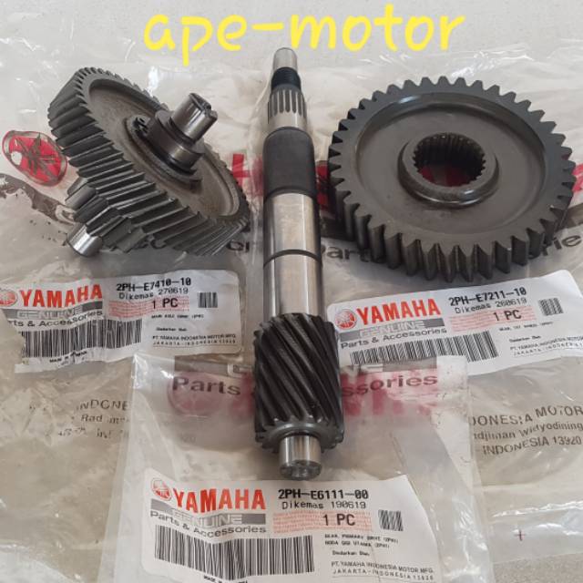 GIGI GARDAN MIO M3 / GIR RASIO MIO M3 1PAKET ORIGINAL YAMAHA