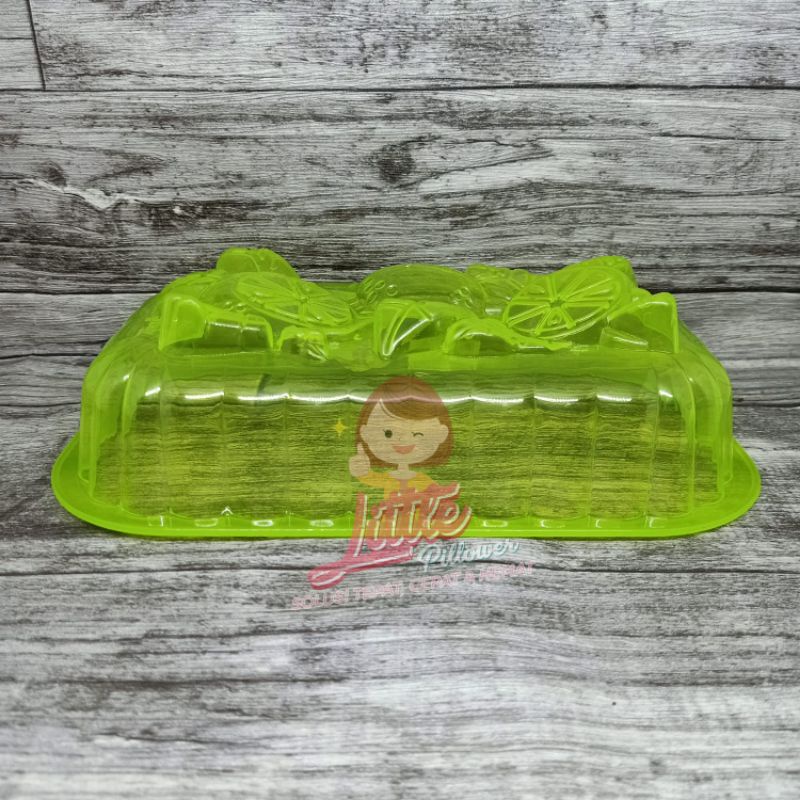 Cetakan Buah Rectangular - Cetakan kue bolu kukus agar jelly pudding