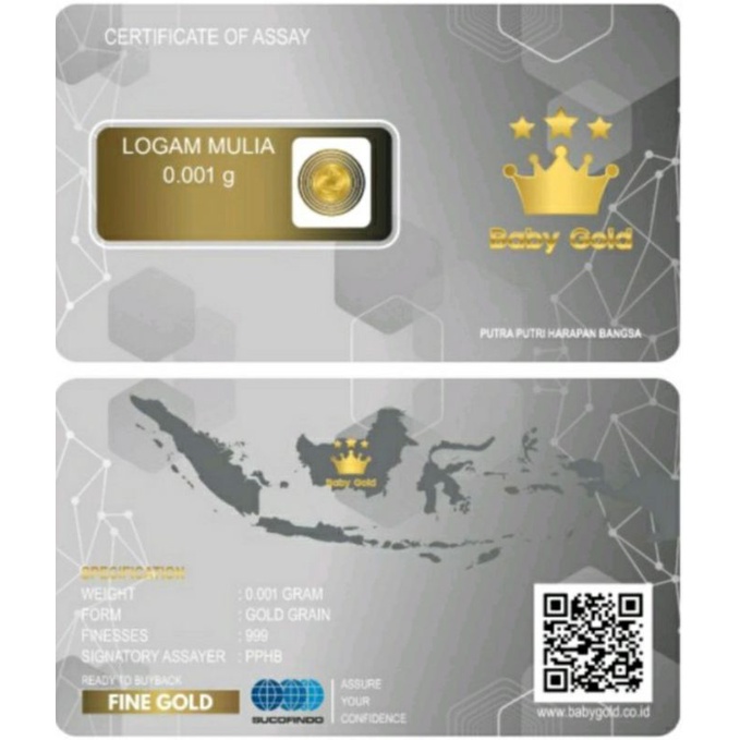 Mini Gold 0,001 gram