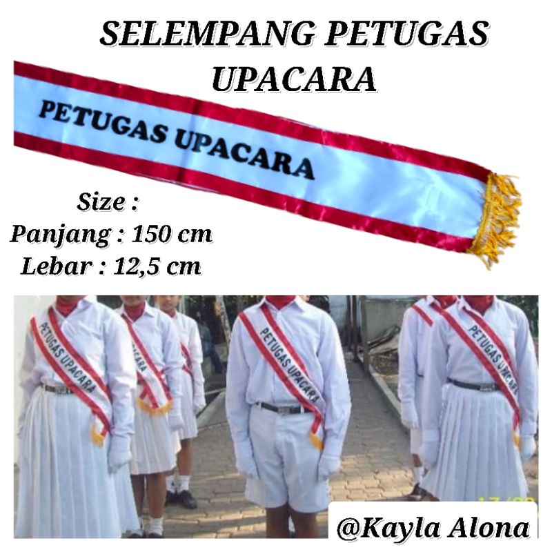 SELEMPANG PETUGAS UPACARA BENDERA