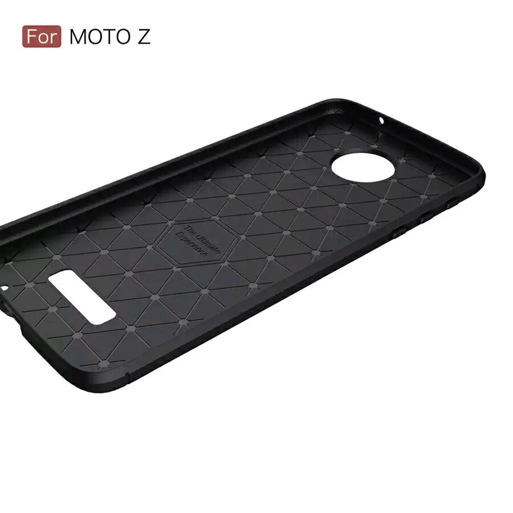 CASE CARBON MOTOROLA MOTO Z  ANTI SHOCKPROOF