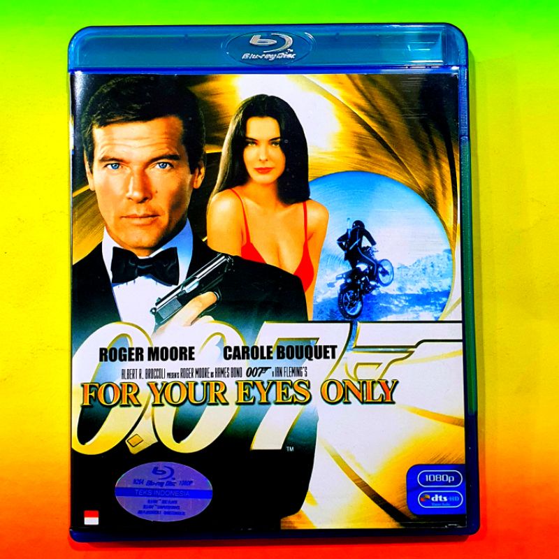 KASET BLU RAY FILM 007 FOR YOUR EYES ONLY - FILM JAMES BOND BOX OFFICE -FILM ACTION BIOSKOP TERLARIS