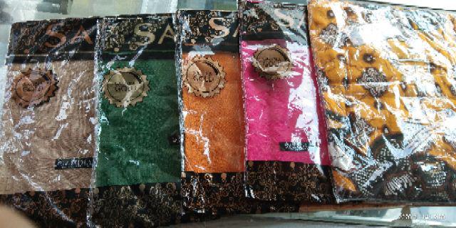 Longdres Batik Tali Jumputan /gamis  Batik / Baju Tidur Batik