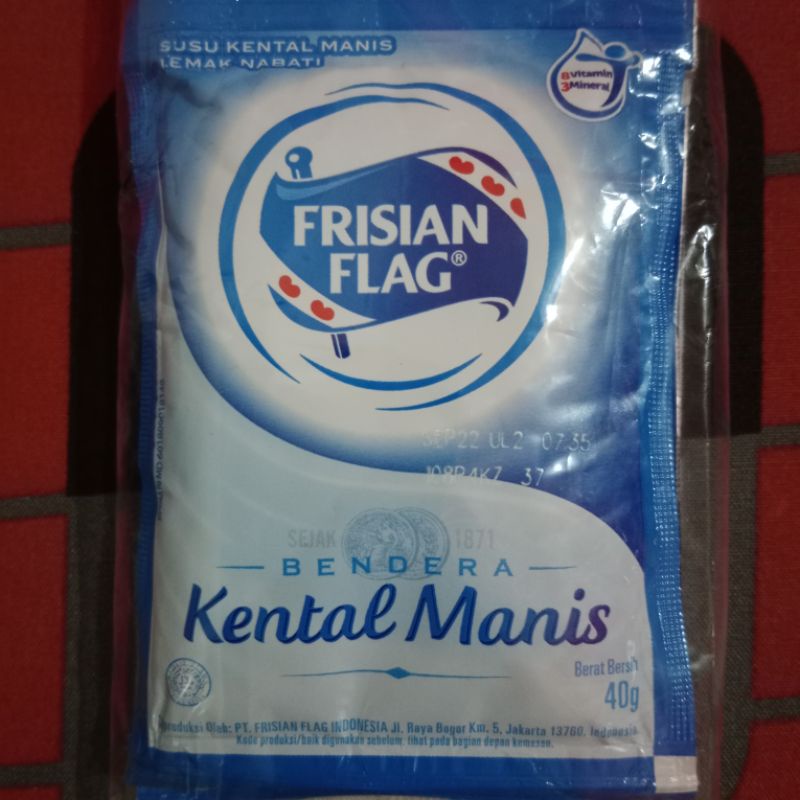 

Susu Bendera Sachet Frisian Flag Kental Manis 40 g