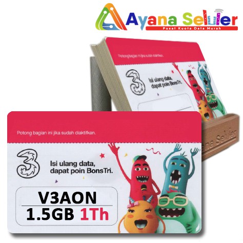 Voucher Data Tri AON 1.5GB