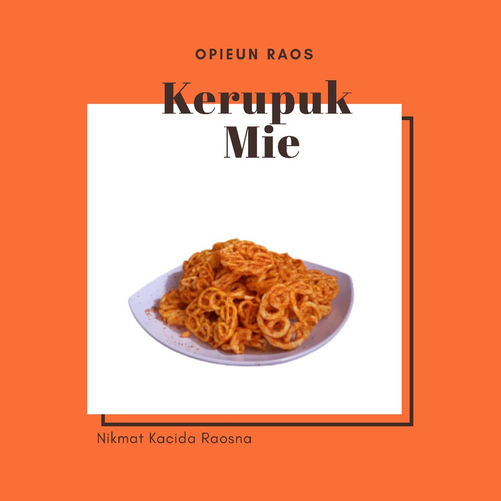 

KERUPUK MIE PEDAS 250gr