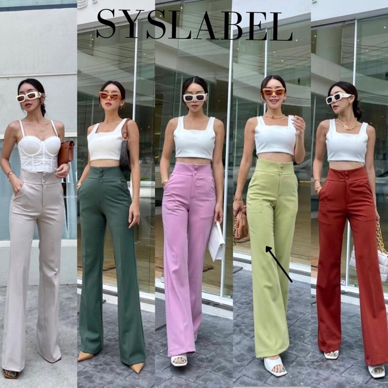 Zaraa Promtthong Pants - High Waist Pants - Celana Wanita Best Seller E1