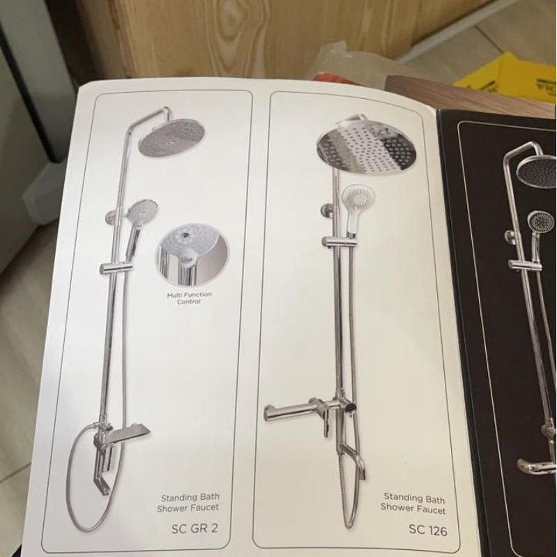 Shower set tiang kuningan Set Kran Cabang Kuningan Brass 1/2 inch