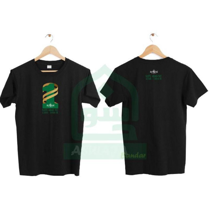 Kaos Baju Distro 1 Abad NU Nahdlatul Ulama Cotton Combed 30s Premium / Kaos Keren / Kaos NU
