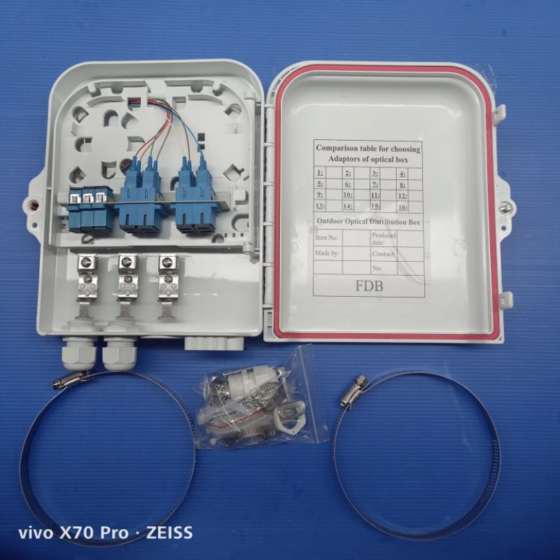 odp 8 core lengkap spliter 1:8 SC UPC/odp mini 8 core