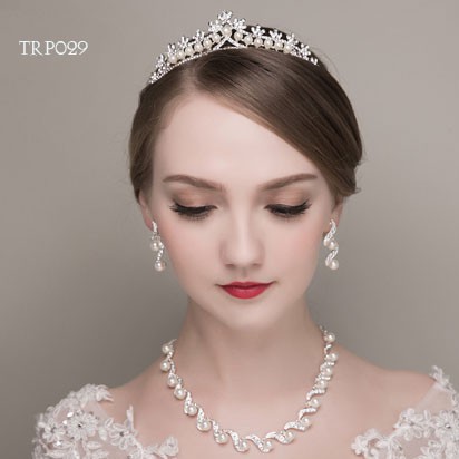 [SIAP KIRIM] HEADPIECE WEDDING MAHKOTA PENGANTIN AKSESORIS RAMBUT TIARA TRP029