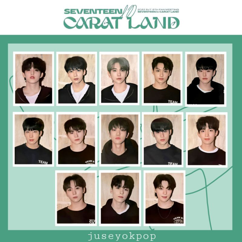 READY - SEVENTEEN ID PHOTO CARATLAND 2022