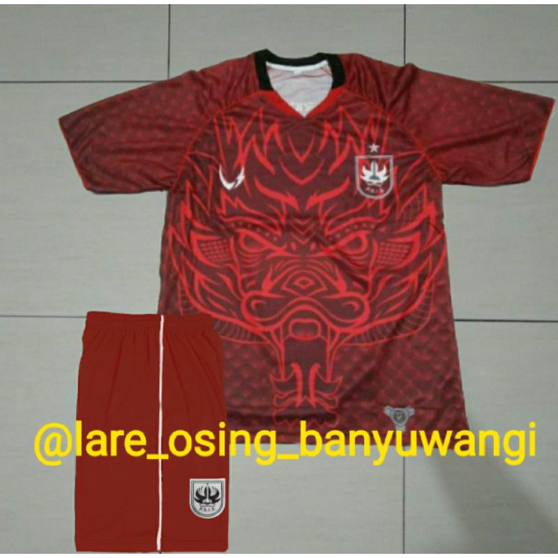 SETELAN PSIS PIALA PRESIDEN 2019 PRE SEASON 3RD WARAK MERAH JERSEY CELANA PRINTING
