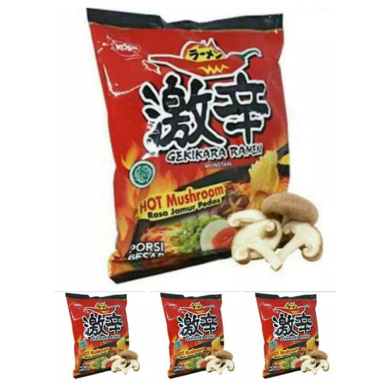 

BUNDLING GEKIKARA RAMEN SUPER HOT KUAH PORSI JUMBO 109gr - ISI 4PCS