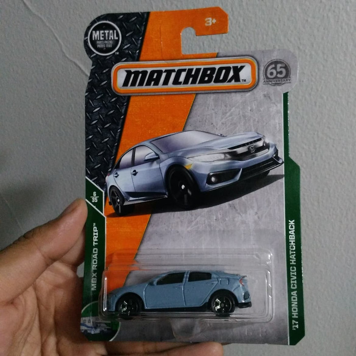 Matchbox Civic Hatchback Biru