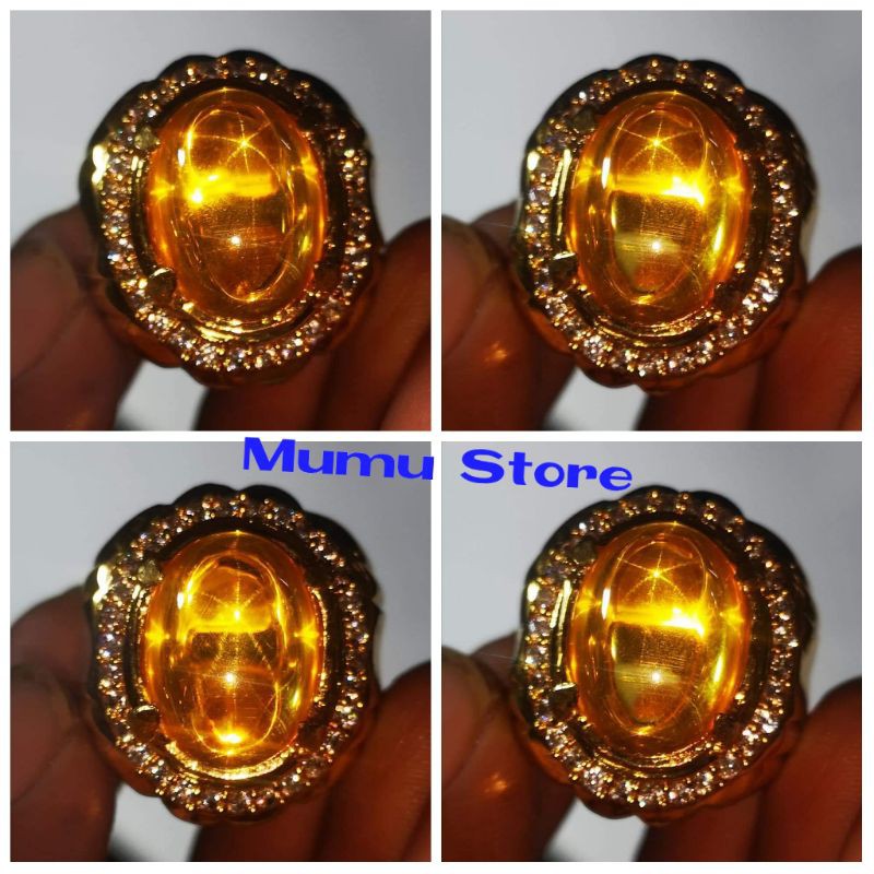 NATURAL YAKUT KUNING STAR KRYSTAL