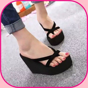 sandal tali wanita wedges wedges tali