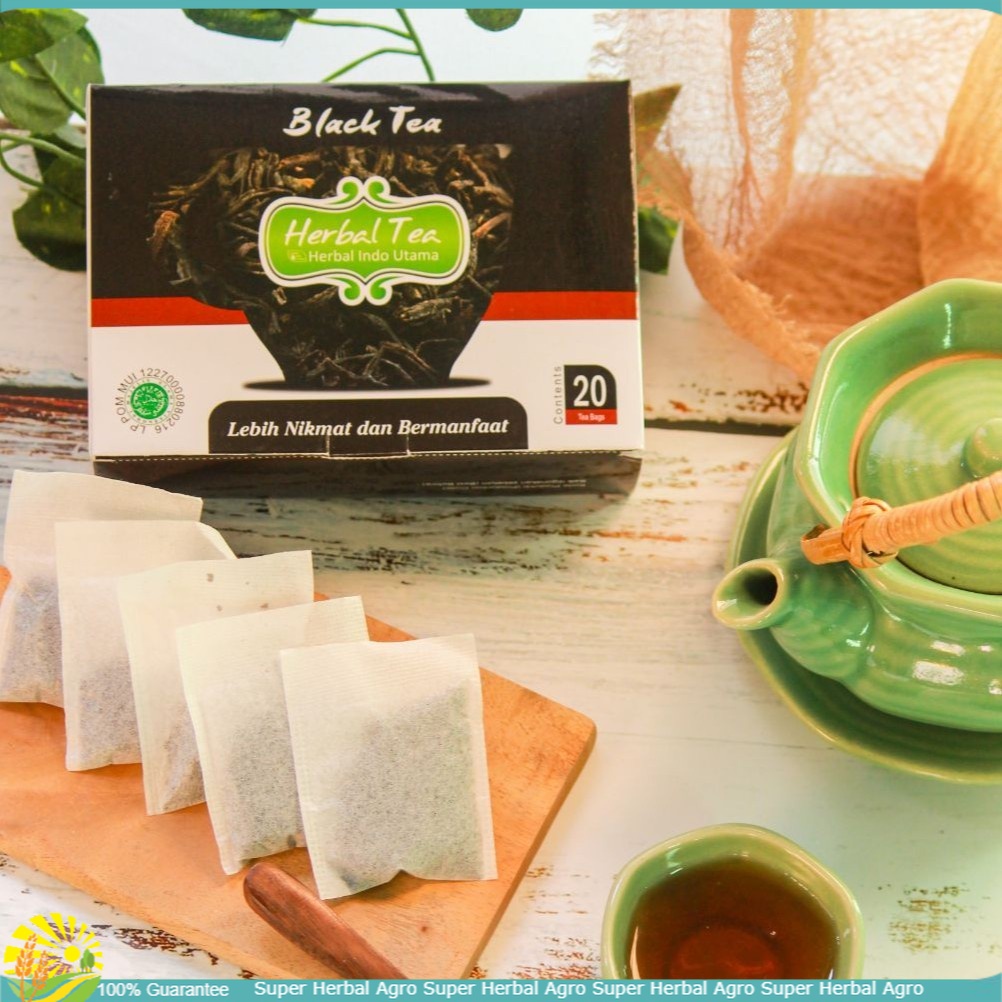 

Sedia BLACK TEA - Teh Celup Hitam / Menurunkan Kolestrol & Resiko Serangan Jantung - Produksi HIU