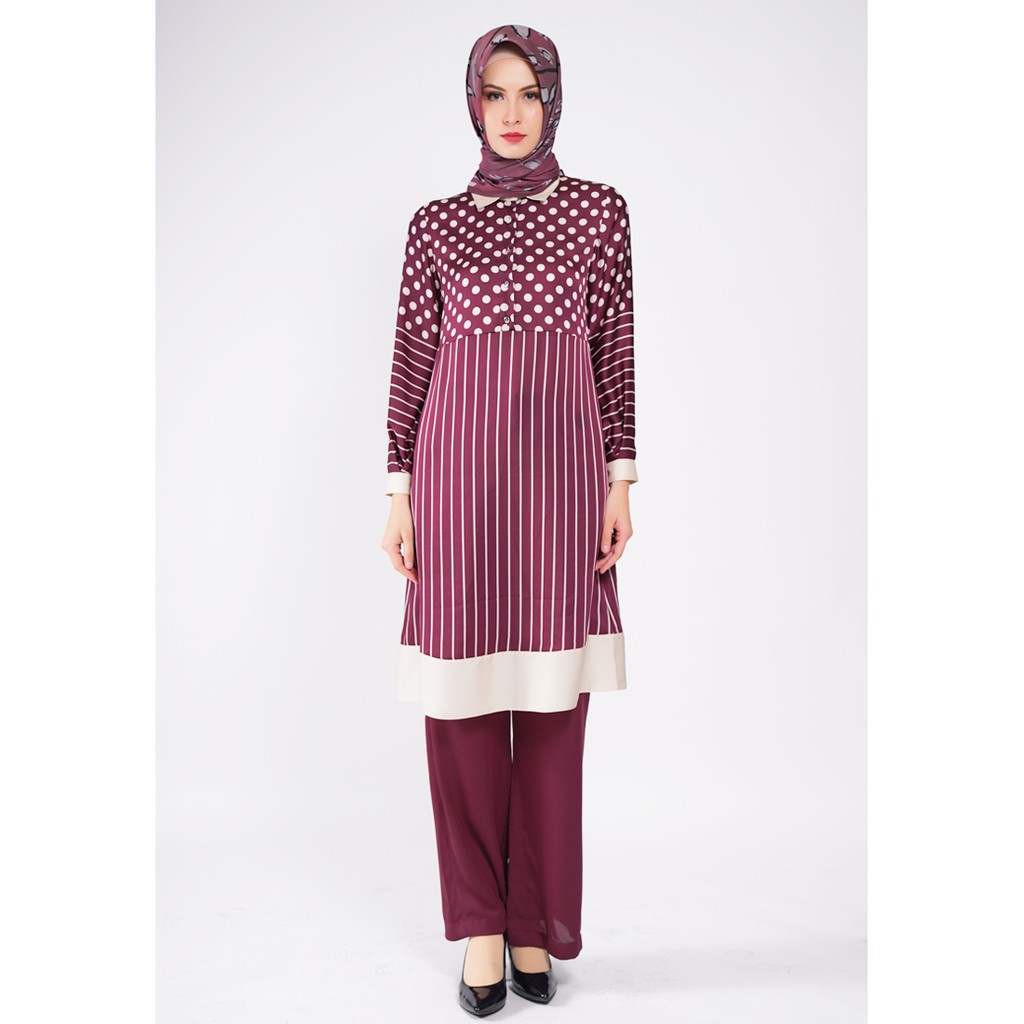 Allea Itang Yunasz / Daria Tunic / Atasan Wanita - Hijab Fashion Muslim
