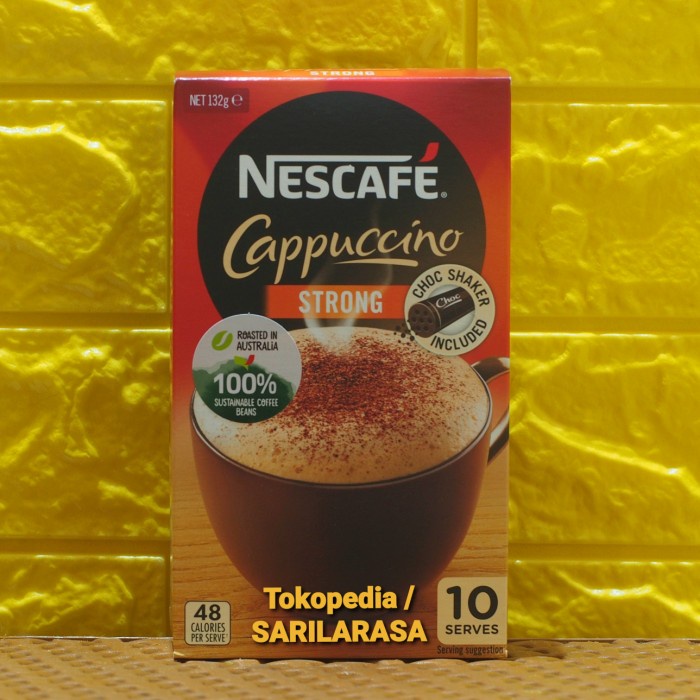 

Cappuccino on the go!! Nescafe CAPPUCCINO STRONG