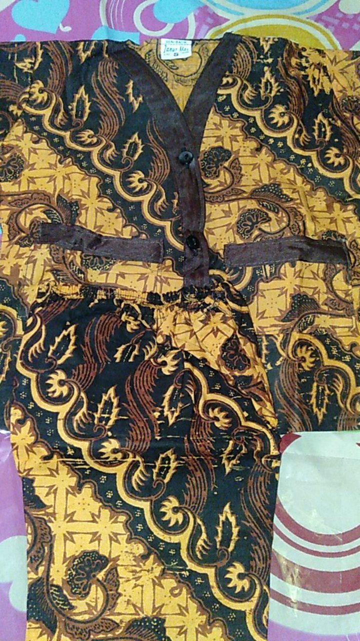 Setelan Piyama Anak Batik Jogja Motif Klasik || Baju Tidur Anak Oleh Oleh Khas Jogja