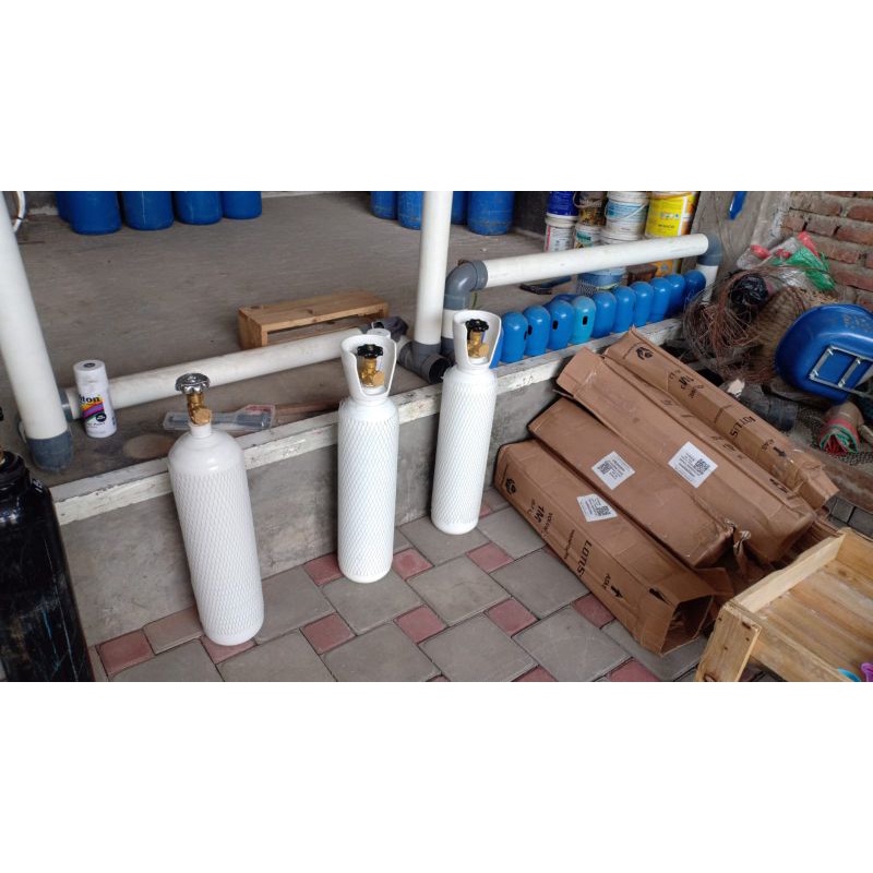 tabung oksigen 1m3 / oksigen kesehatan / oksigen ikan hias / oksigen las