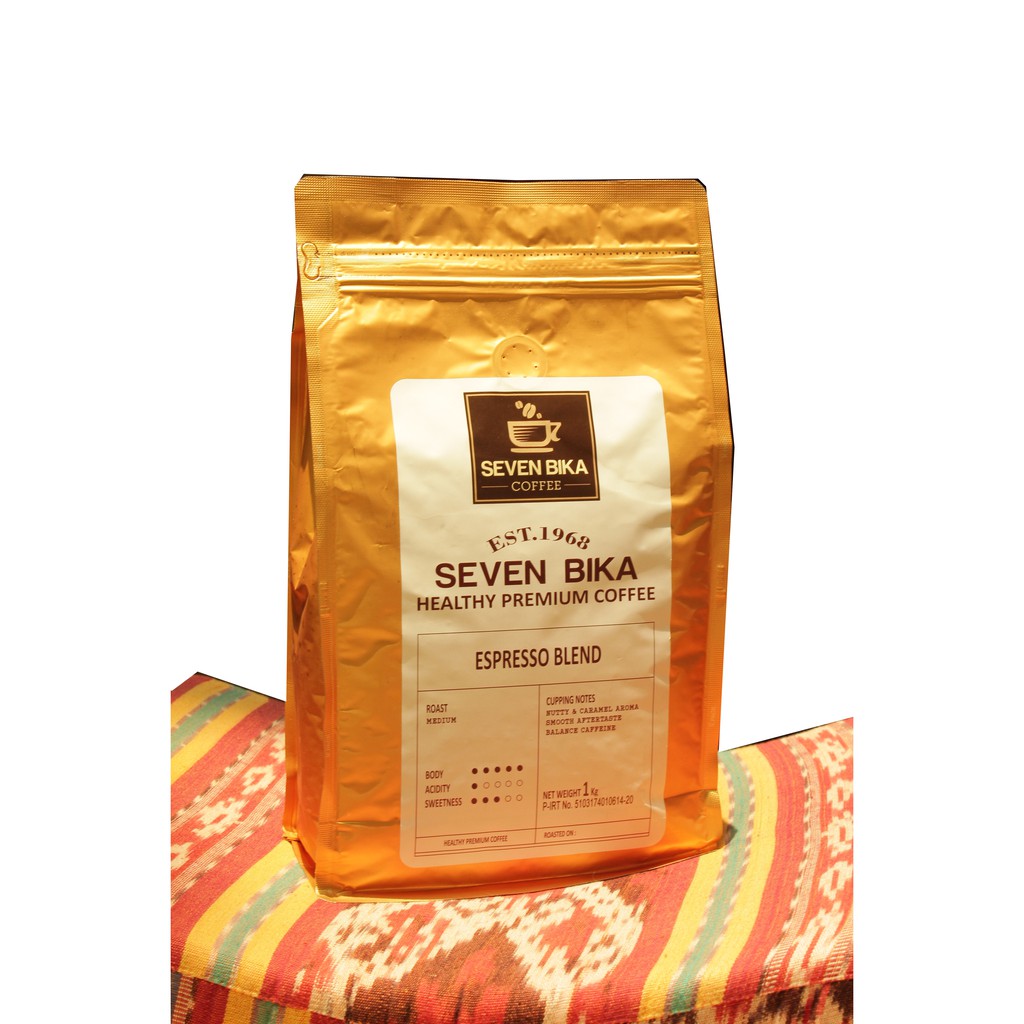 

Seven Bika Horeca Espresso Blend 1 Kg [Bubuk/Biji]