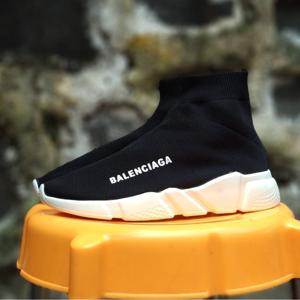 TERMURAH Sepatu Balenciaga Speed Trainer Black White