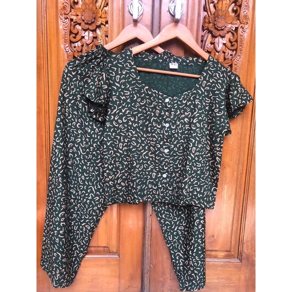 TERMURAH DI SHOPEE! SET CACA BUSUI-Mete ijo