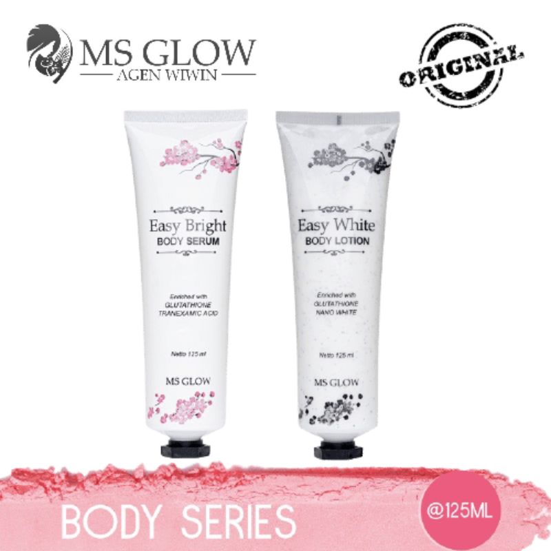 Ms Glow Paket Body Care Series Handbody Memutihkan Mencerahkan Kulit Perawatan
